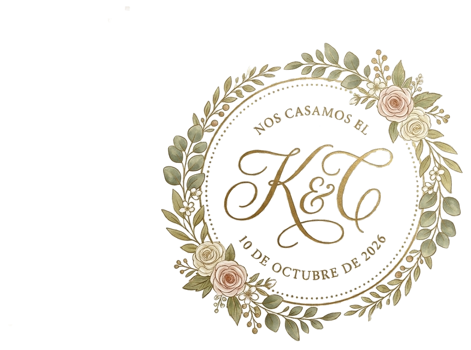 Logotipo oficial Karen & Celso